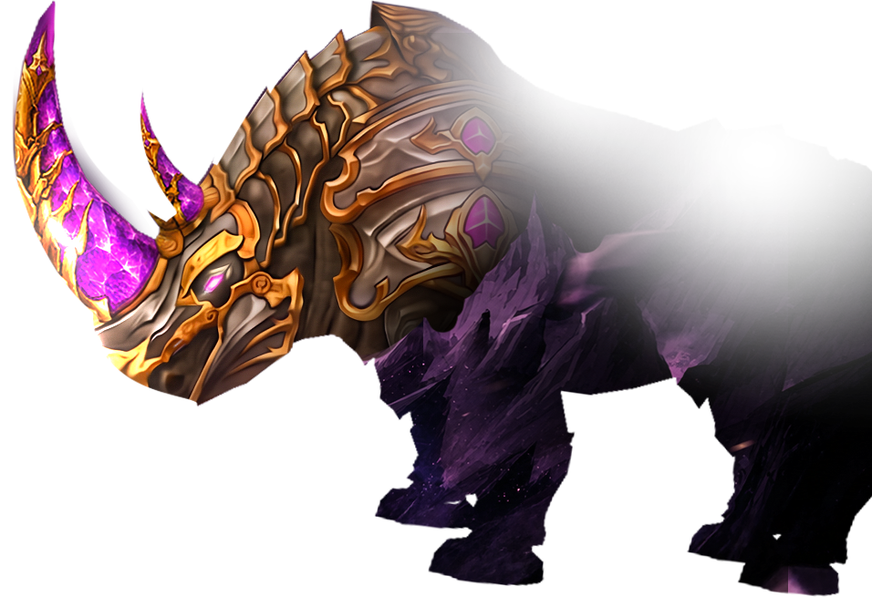 8° Guardián Rhino Rare Dorado